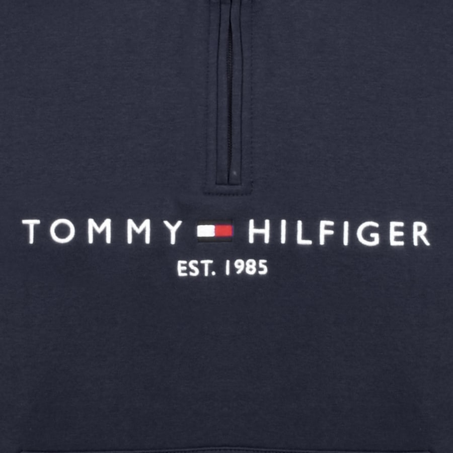 Tommy Hilfiger Half Zip Sweatshirt Navy